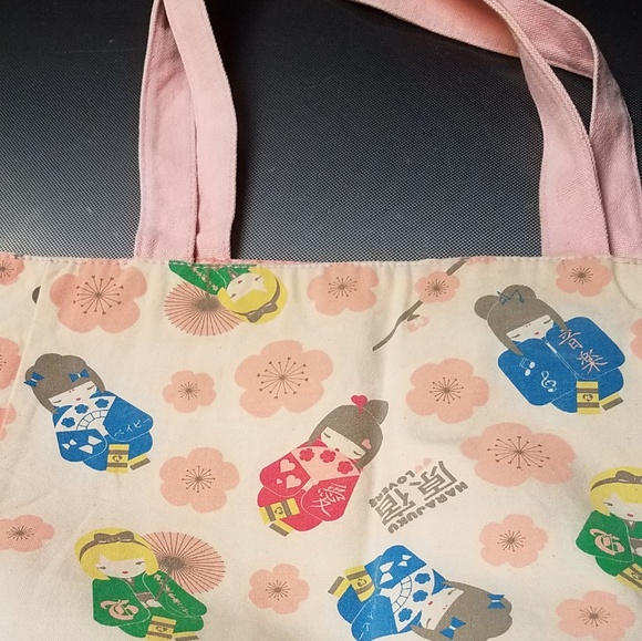 harajuku tote sweet dolls bag pink straps rare bag - Picture 2 of 4